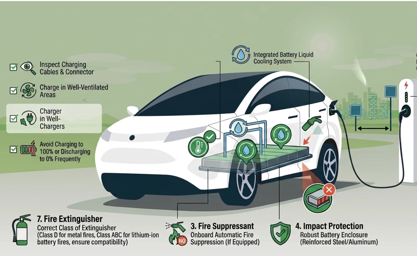 Electric Vehicles Fire Safety Measures